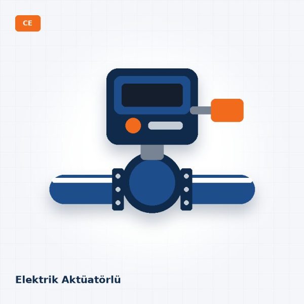 VKD/CE DN 10-50 Elektrik Aktüatörlü Küresel Vana