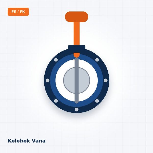 FE DN 40-200 Kelebek Vana